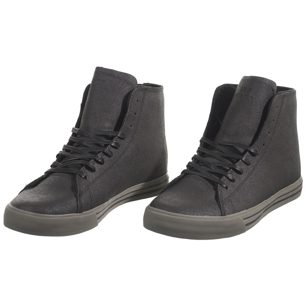 Baskets Montantes Supra Thunder High Noir Tuff Black Homme | GXI-22916902